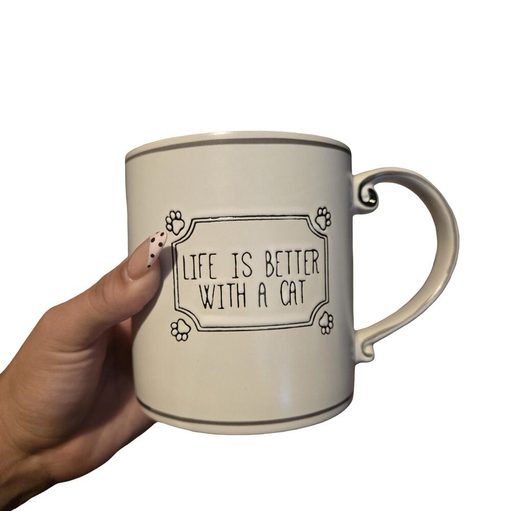 Life Is Better With A Cat Ceramic Mug